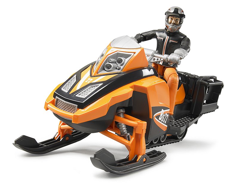 Bruder - Snow mobile with driver and accessories (63101) v:1467886