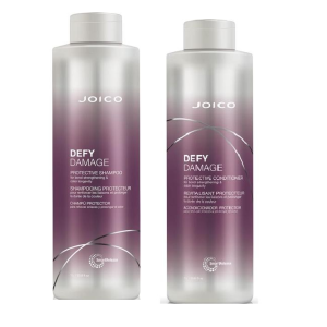 Joico – Defy Damage Protective Shampoo 1000 ml + Joico – Defy Damage Protective Conditioner 1000 ml – Gratis frakt v:3485095