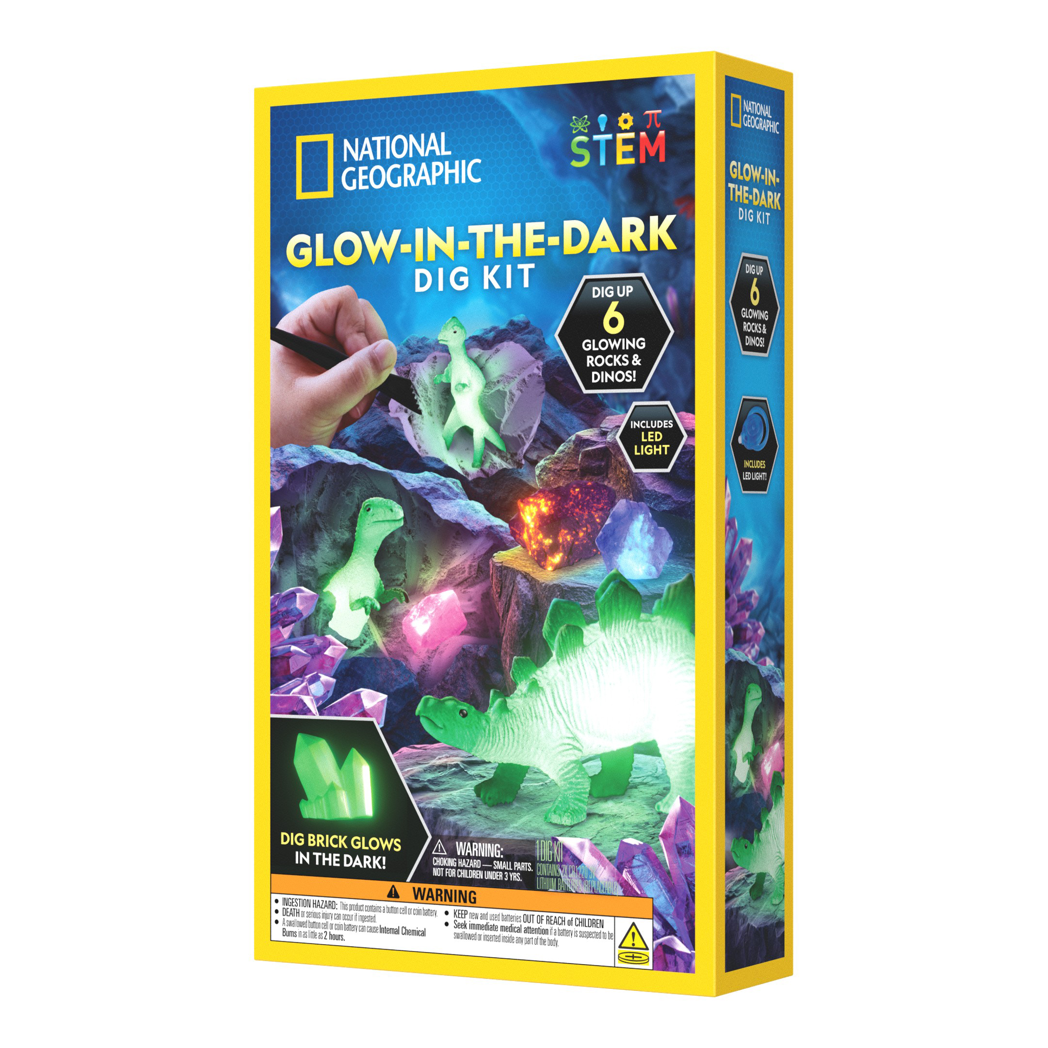 National Geographic - Glow In The Dark Dig Kit (29-2468) v:2616686