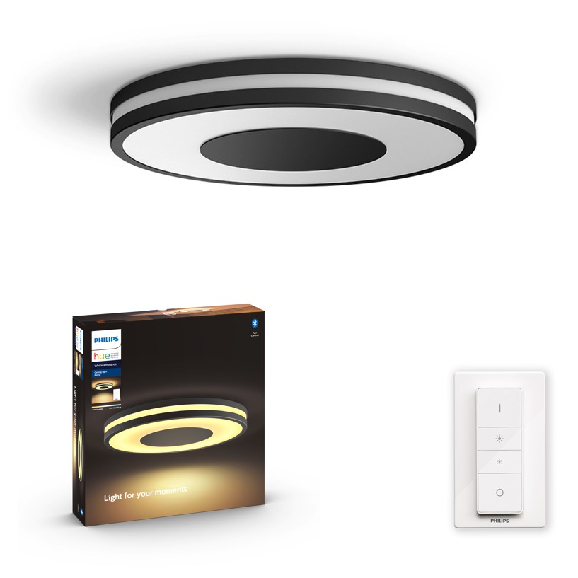 Philips Hue - Being Hue Ceiling Lamp - Black - Gratis frakt v:3909768