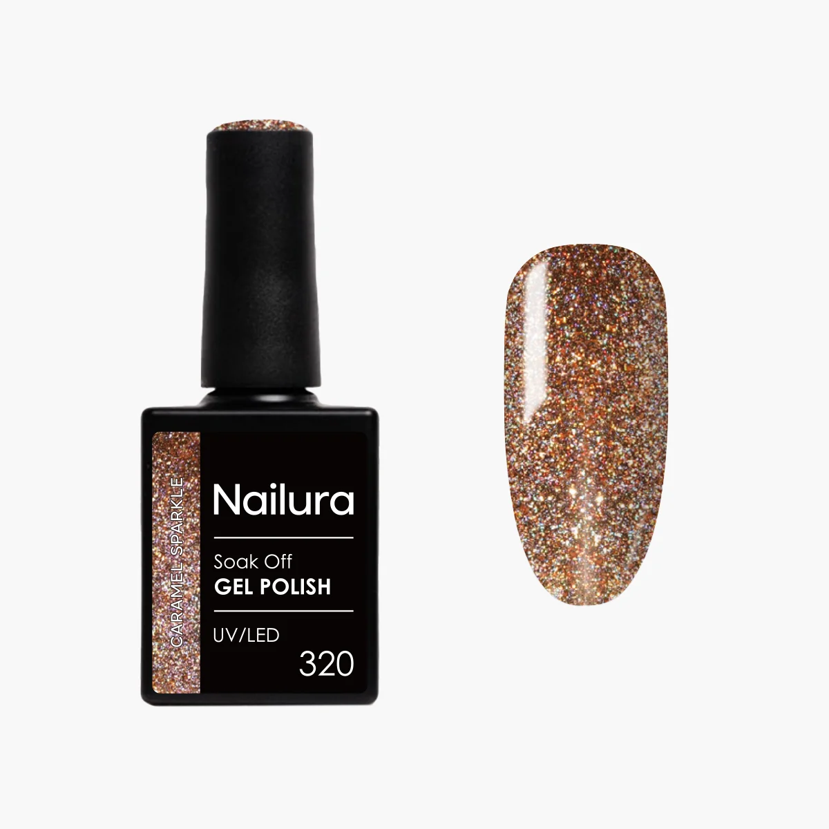 Nailura – Gel Polish 320 – Caramel Sparkle – 10 ml – Caramel Sparkle v:2110031 Nailura – Gel Polish 320 – Caramel Sparkle – 10 ml – Caramel Sparkle v:2110031