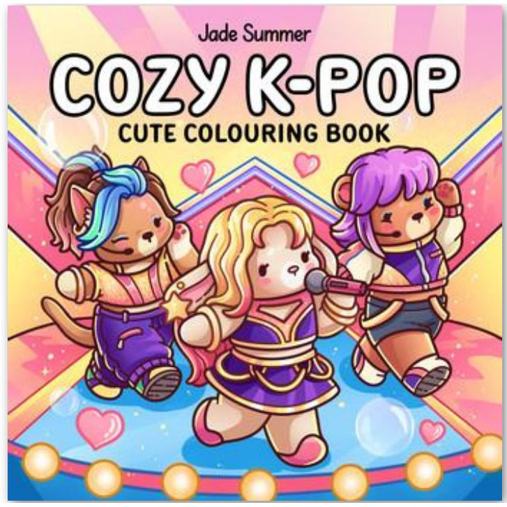 Legind – Målarbok: Cozy K-POP v:4992982 Legind – Målarbok: Cozy K-POP v:4992982
