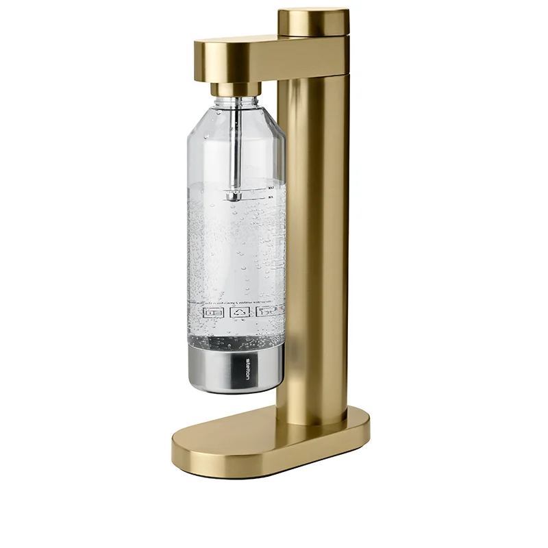 Stelton - Brus Kullsyremaskin (Børstet Messing) - Brass - Gratis frakt v:2015495