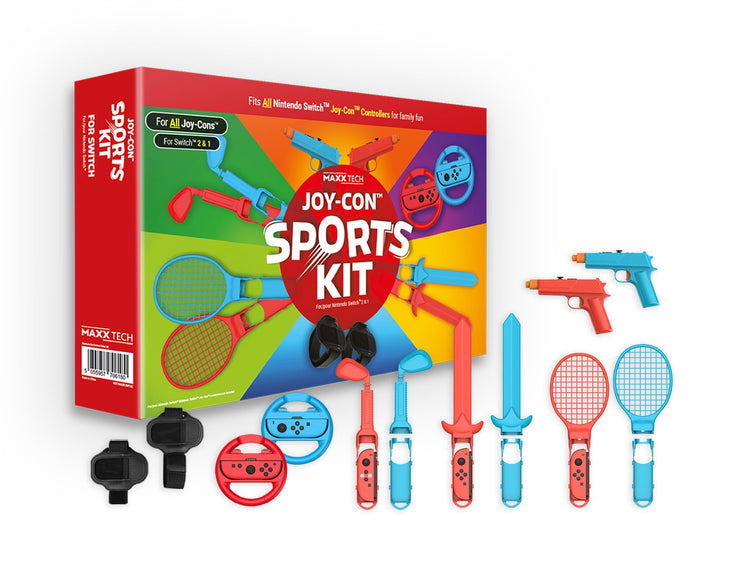 Maxx Tech - Joy-Con Sports Kit for Nintendo Switch 2/1 v:5938697