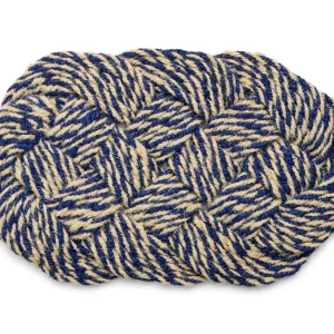 HAY – Coco Dørmatte Swirl 40×80 cm (Blå & Offwhite) – Blue & Off-White v:6168379 HAY – Coco Dørmatte Swirl 40×80 cm (Blå & Offwhite) – Blue & Off-White v:6168379