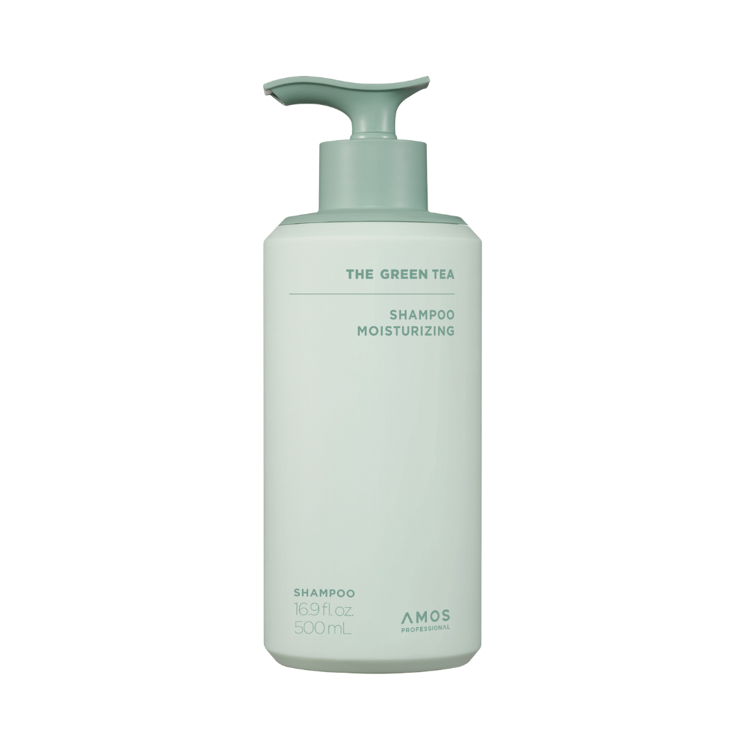Amos Professional – The Green Tea Shampoo Moisturizing – Green – 500 ml v:8233563