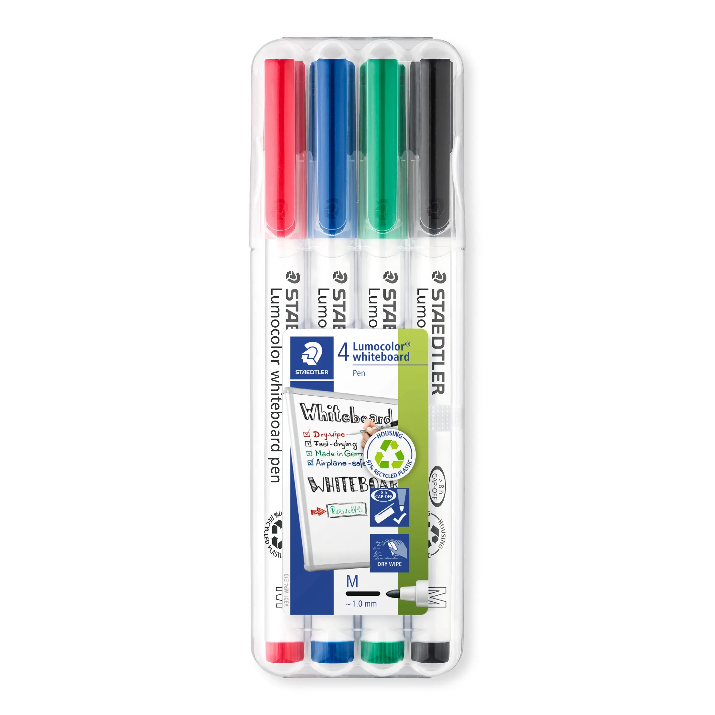Staedtler – Lumocolor whiteboard marker – 4 pc asst. (301 WP4) v:6576420