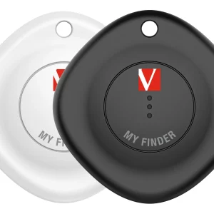 Verbatim – My Finder Bluetooth Tracker, Black/White (2-pack) v:1523712