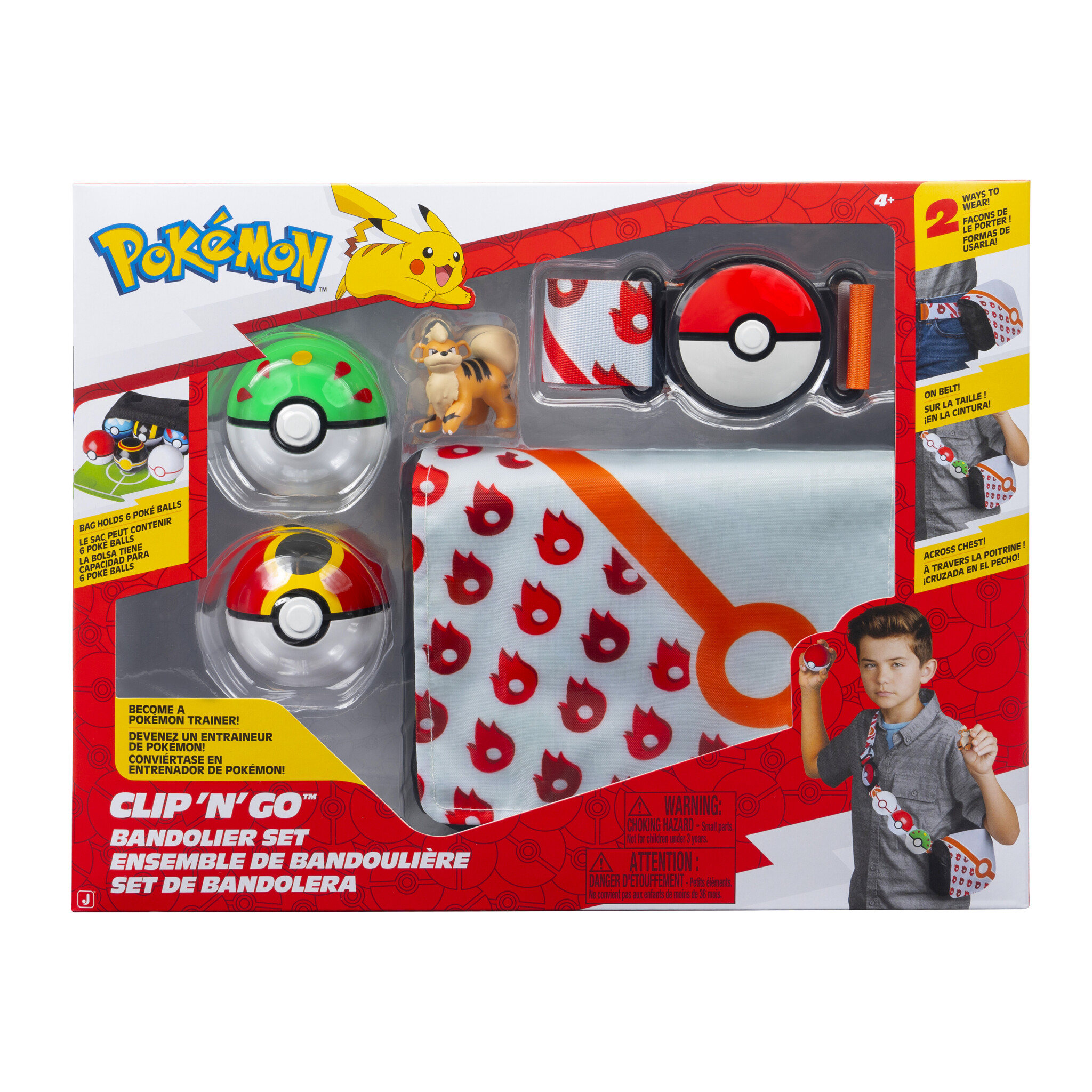 Pokémon – Clip N Go Bandolier Set – Growlithe – Multi – Growlithe v:2881161 Pokémon – Clip N Go Bandolier Set – Growlithe – Multi – Growlithe v:2881161