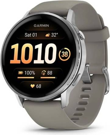 Garmin - Venu 4 45mm - black/silver grey - 45mm - black/silver grey - Gratis frakt v:7593176