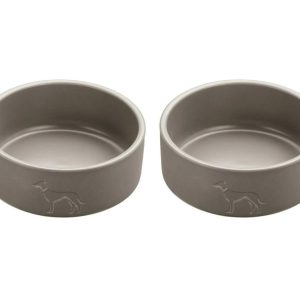 Hunter – 2 x Dog bowl ceramic Osby 1100 ml, taupe v:1080155 Hunter – 2 x Dog bowl ceramic Osby 1100 ml, taupe v:1080155