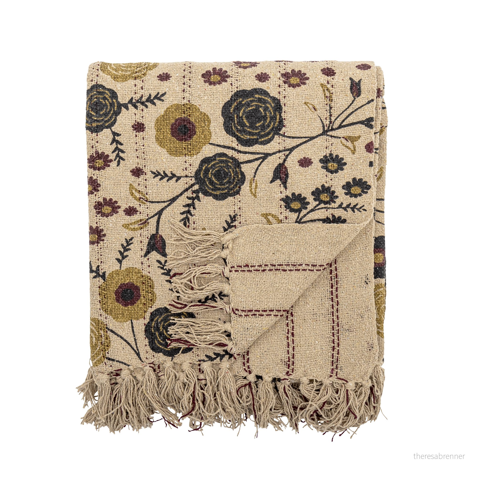 Bloomingville – Eydis Throw – Nature – Recycled Cotton v:6790633 Bloomingville – Eydis Throw – Nature – Recycled Cotton v:6790633