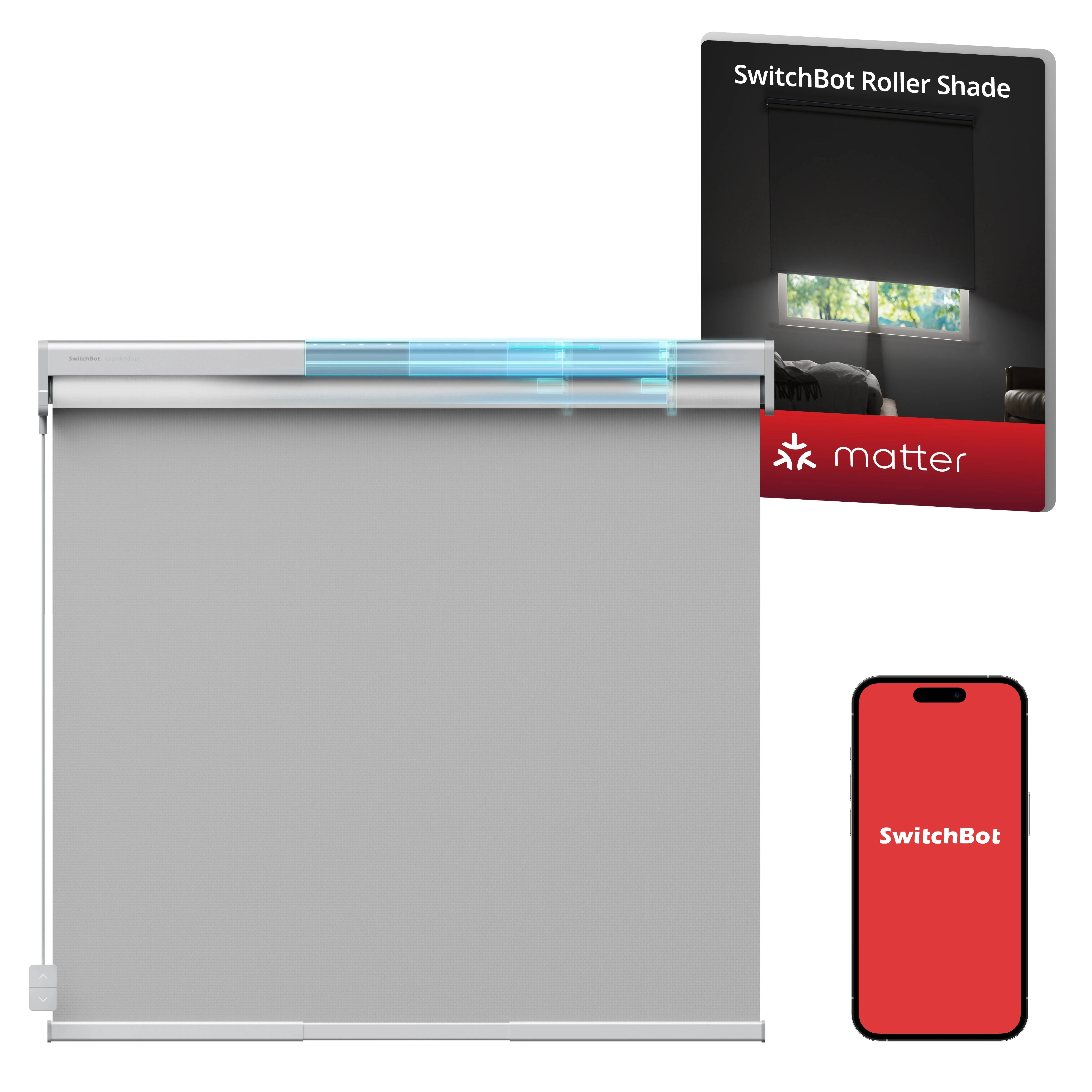 SwitchBot Roller Shade Grå M – Justerbart smart mørkleggingsrullegardin – Gratis frakt v:5854305 SwitchBot Roller Shade Grå M – Justerbart smart mørkleggingsrullegardin – Gratis frakt v:5854305