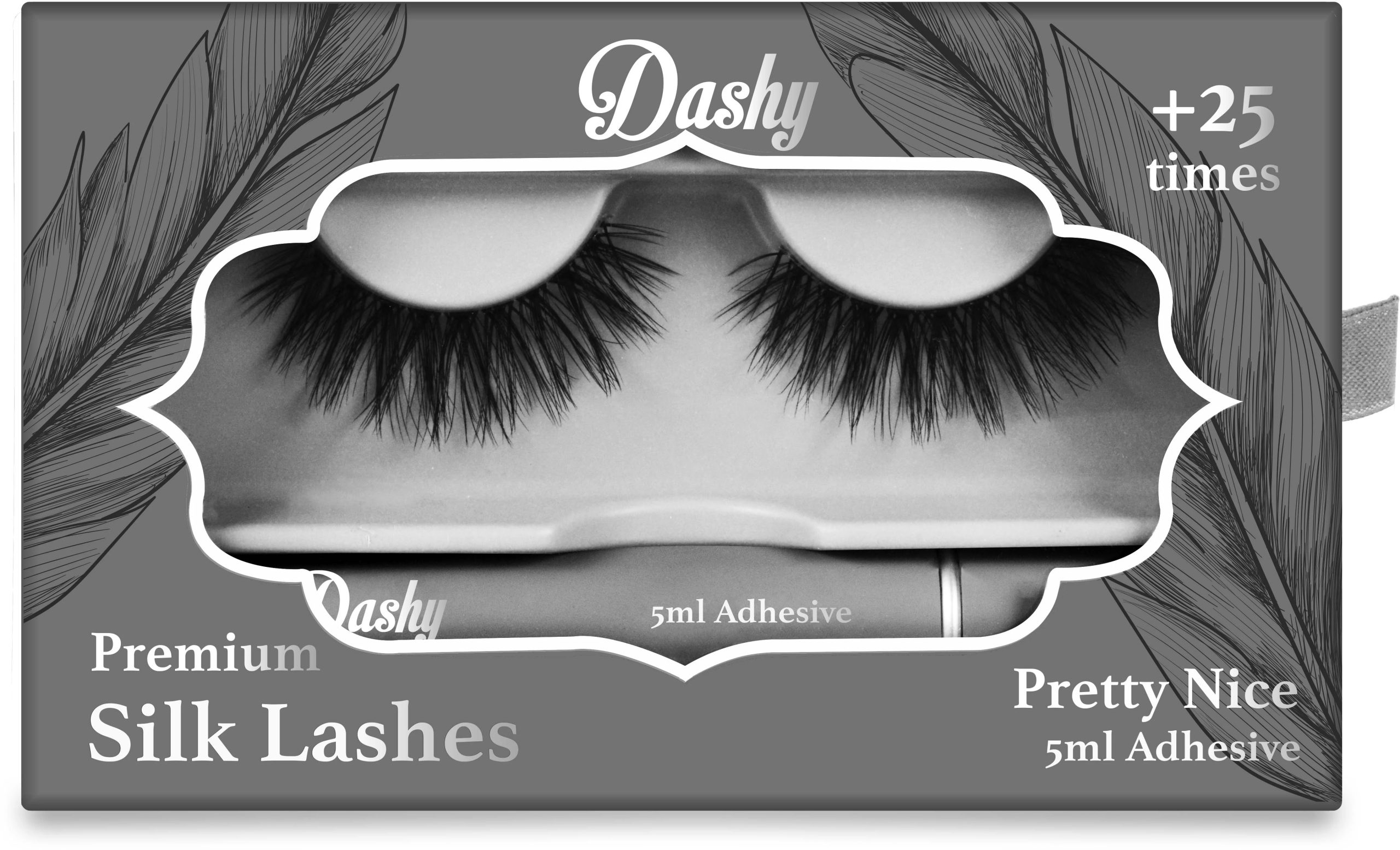 Dashy - Premium Silk Lashes + 5 ml Adhesive Pretty Nice - Pretty Nice v:9304050
