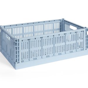 HAY – Colour Crate L Oppbevaringsboks (Lyseblå) – Blue v:2057434 HAY – Colour Crate L Oppbevaringsboks (Lyseblå) – Blue v:2057434