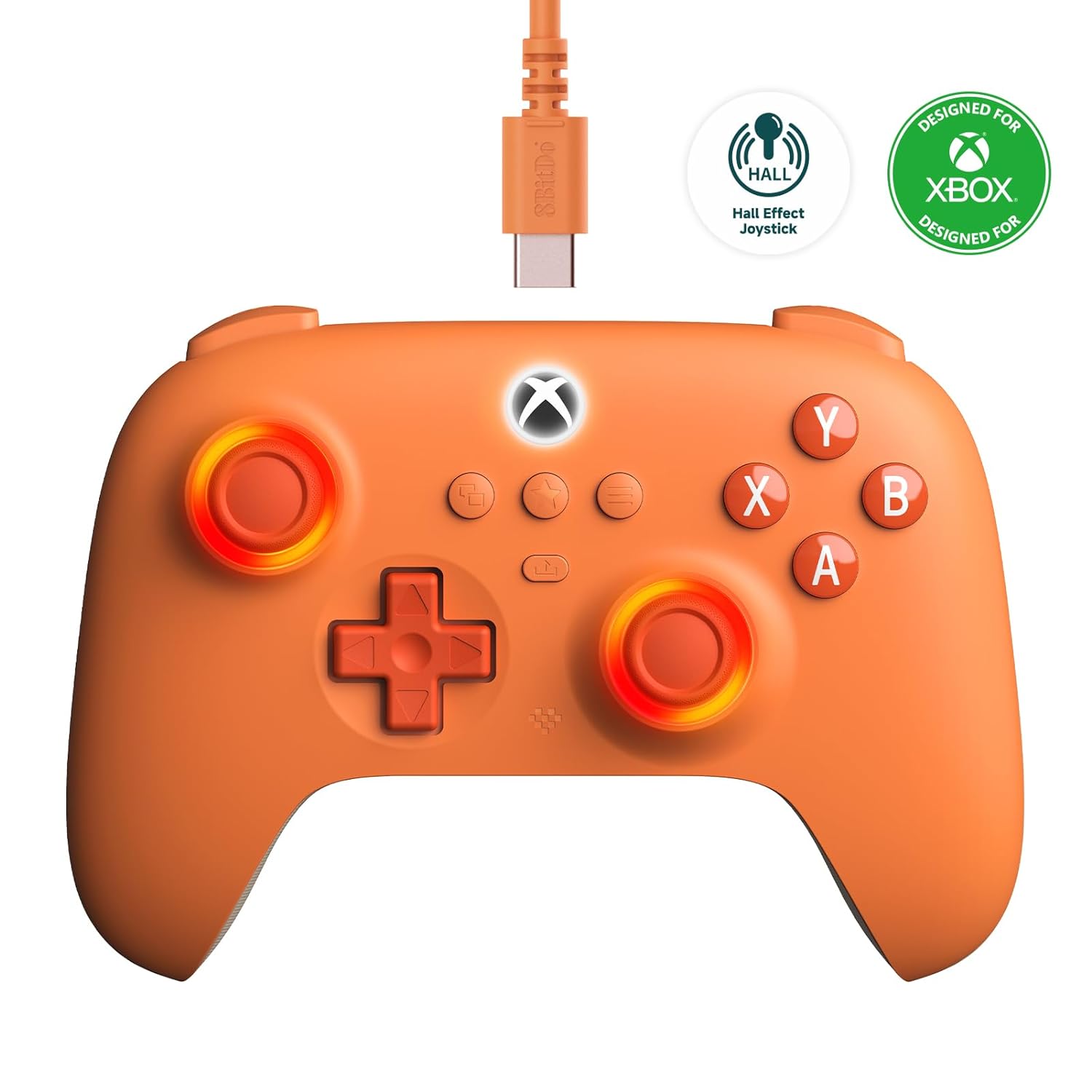 8BitDo Ultimate C Wired Xbox Gamepad Orange v:8929877 8BitDo Ultimate C Wired Xbox Gamepad Orange v:8929877