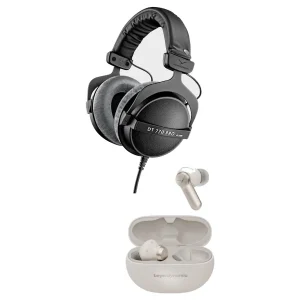 Beyerdynamic – DT 770 PRO 32 Ohm Headphones + AMIRON 100 – Bundle – Black + White – Gratis frakt v:2589777 Beyerdynamic – DT 770 PRO 32 Ohm Headphones + AMIRON 100 – Bundle – Black + White – Gratis frakt v:2589777