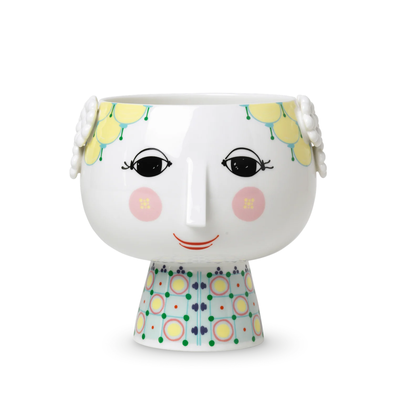 Bjørn Wiinblad – Eva Blomsterpotte – Ø15,5 Cm – Gul v:9845035 Bjørn Wiinblad – Eva Blomsterpotte – Ø15,5 Cm – Gul v:9845035