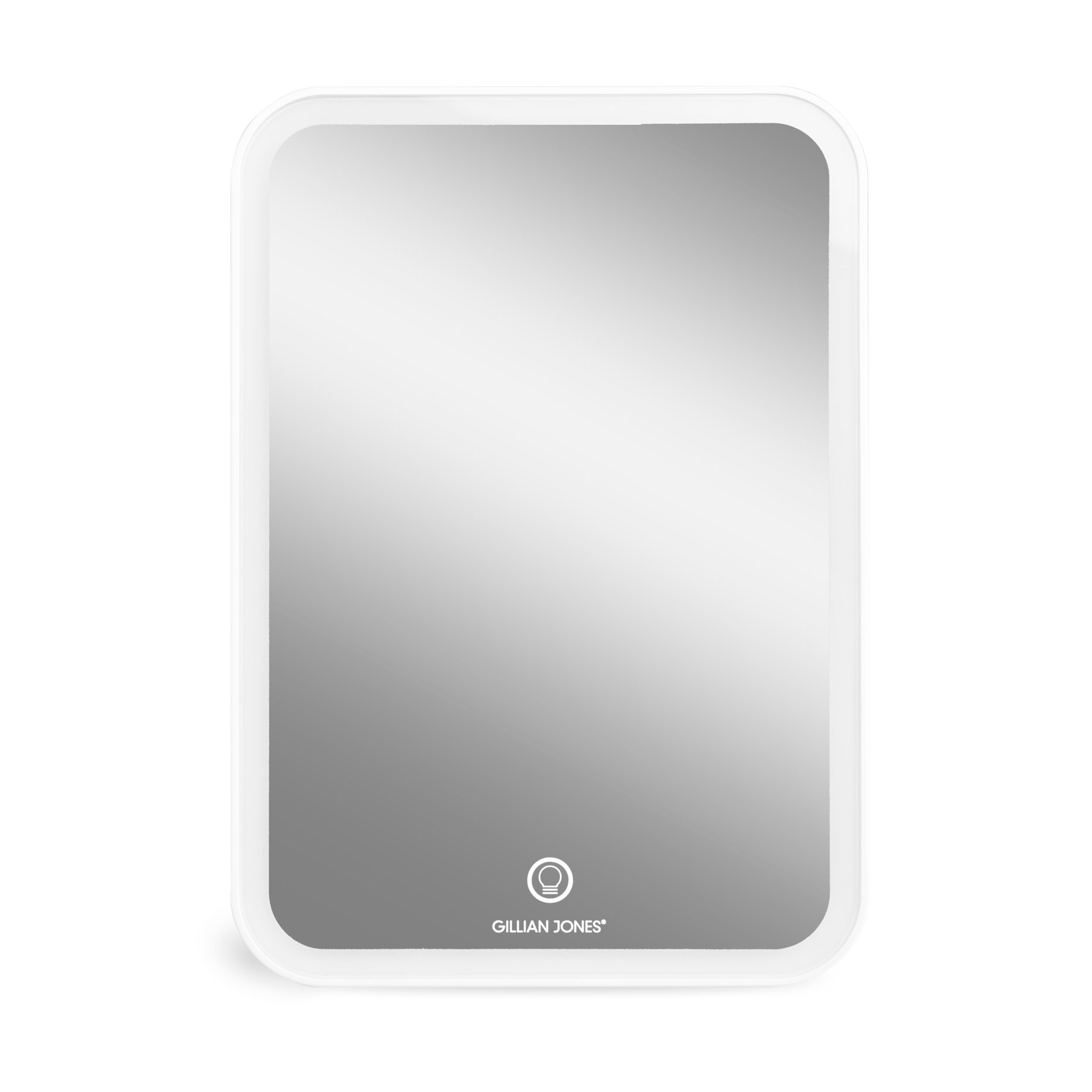 Gillian Jones – Tablet Mirror With LED And USB-C Charging White – White v:7650112
