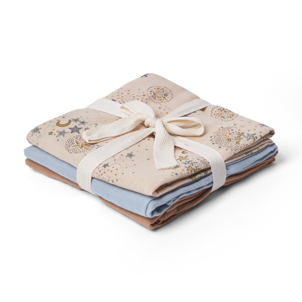 That's Mine – Bora Muslin Cloth 3-pack – Million Stars – Onesize v:8250456 That's Mine – Bora Muslin Cloth 3-pack – Million Stars – Onesize v:8250456