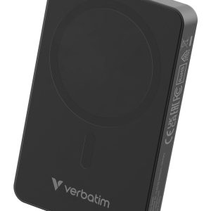 Verbatim – Charge 'n' Go Essentials Magnetic Wireless Power Bank 10000 mAh Black v:3719119