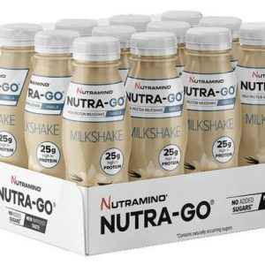 Nutramino – Protein Milkshake – Strawberry 12×250 ml v:7725096