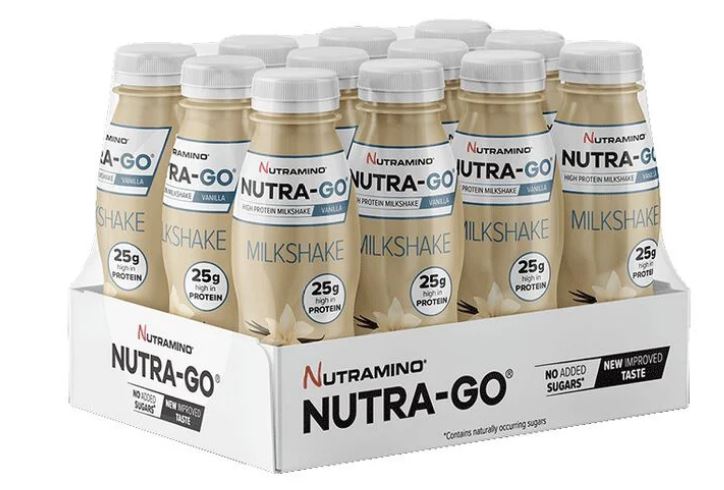 Nutramino - Protein Milkshake - Strawberry 12x250 ml v:7725096