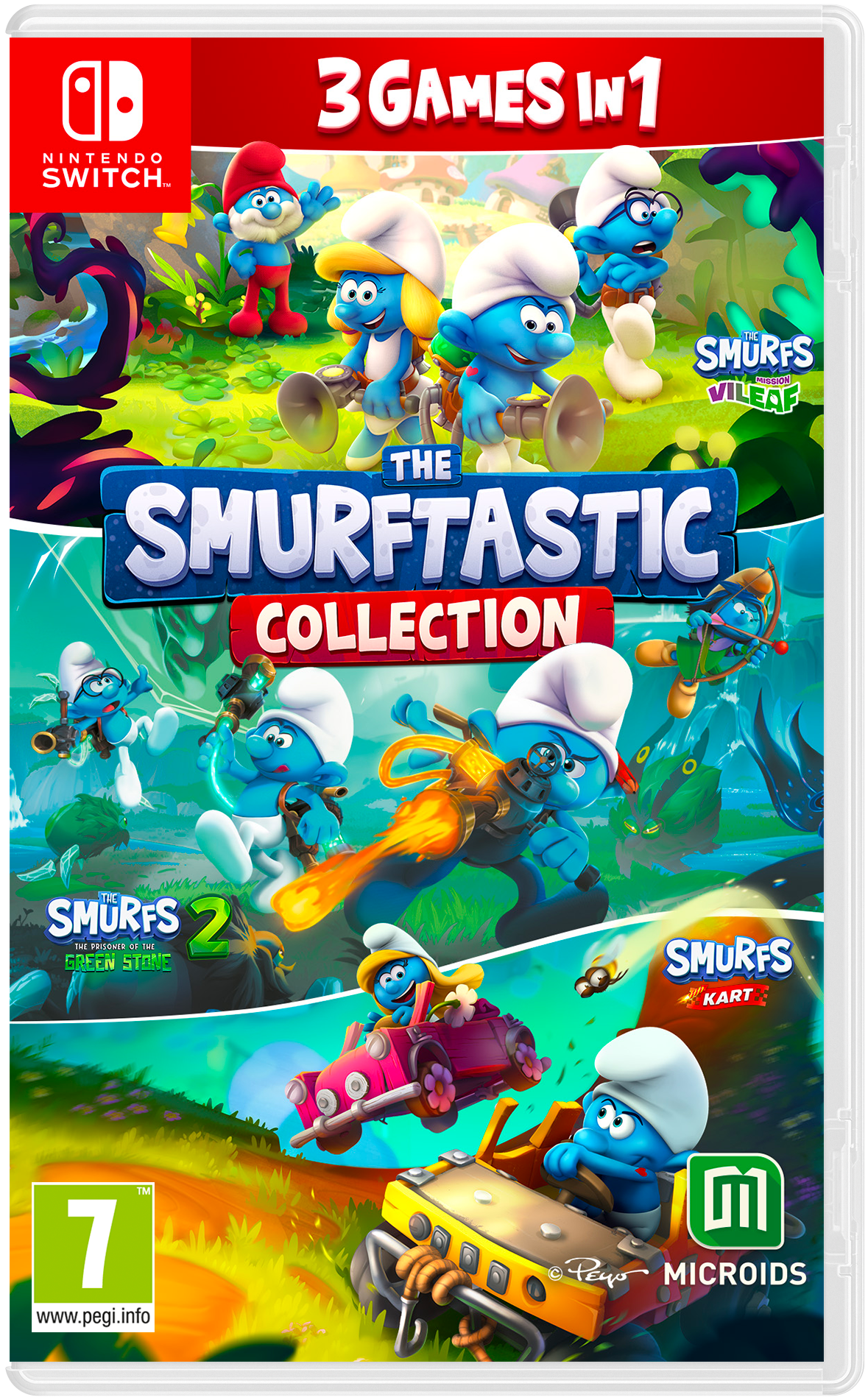 The Smurftastic Collection (3-in-1) - Nintendo Switch - Engelsk - Standard v:1323269