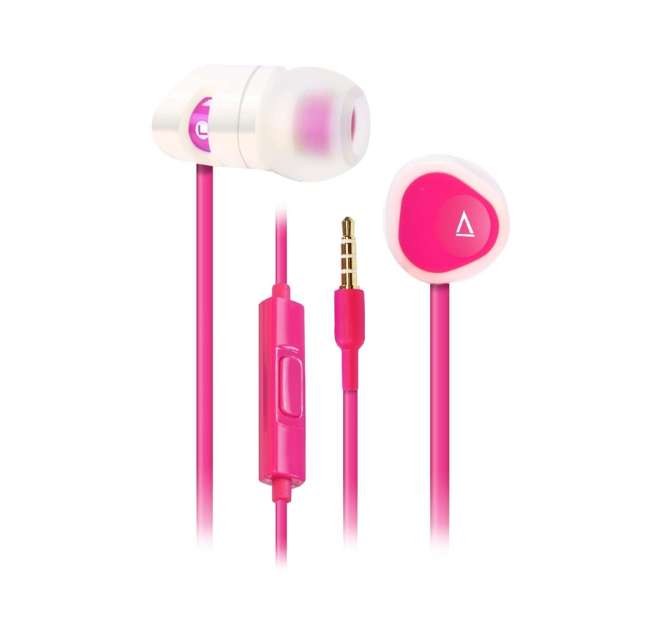 Creative - MA200 Noise-Isolating Earphones - White/Pink v:6071313
