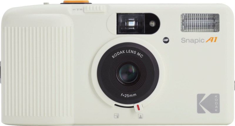 Kodak – Snapic A1 – 35mm filmkamera med manuell fokus & blits - White - Gratis frakt v:6849501