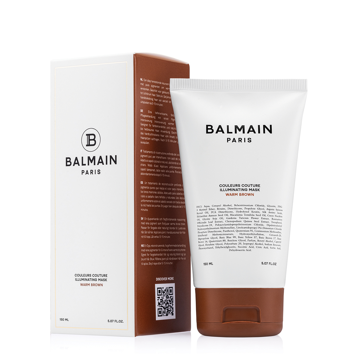 Balmain Hair – Couleurs Couture Illuminating Mask – Warm Brown – 150 ml v:4223398 Balmain Hair – Couleurs Couture Illuminating Mask – Warm Brown – 150 ml v:4223398