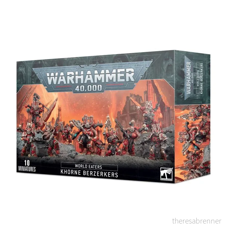 Warhammer 40,000 - World Eaters - Khorne Berserkers - Khorne Berserkers - Gratis frakt v:7559544