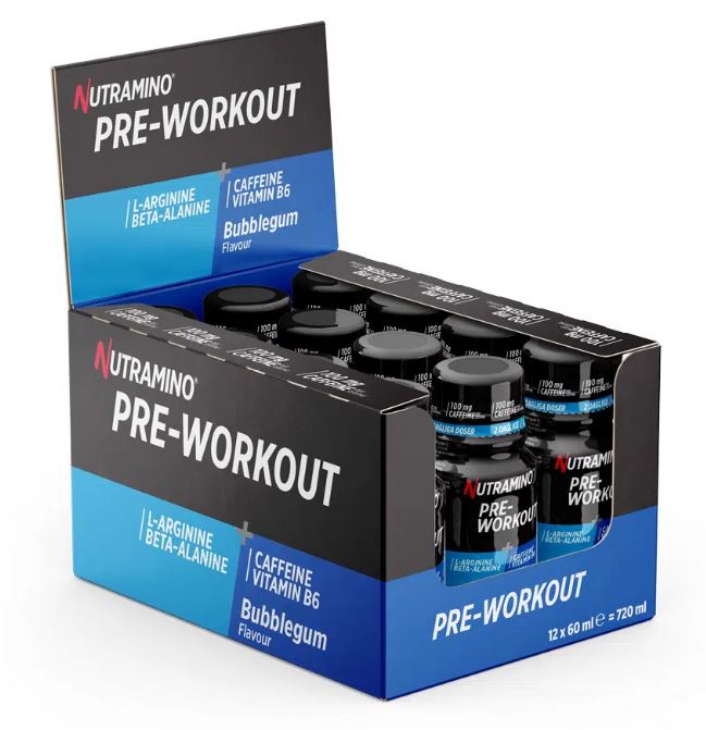 Nutramino - Pre-Workout Shot - Bubblegum 12x60ml v:5794844