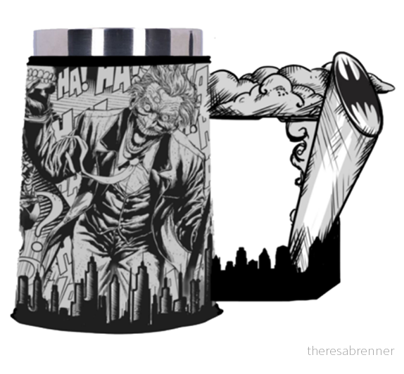 DC Comic Strip Batman Tankard - Gratis frakt v:3605508