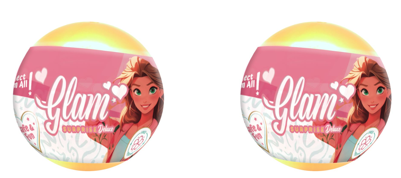 Glam Surprise - 2x Makeup Capsule, with 3 pcs makeup (500001) v:3084469