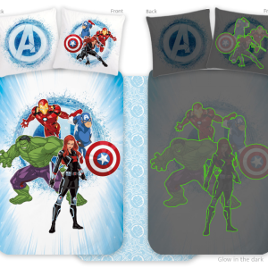 Bed Linen – Junior Size 100 x 140 cm – Avengers 91 Glow (1029345) v:5200422