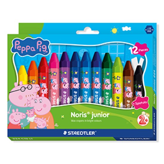 Staedtler – Peppa Pig Wax Crayons – 12 pcs Assorted (224 C12 L1) v:6949836 Staedtler – Peppa Pig Wax Crayons – 12 pcs Assorted (224 C12 L1) v:6949836