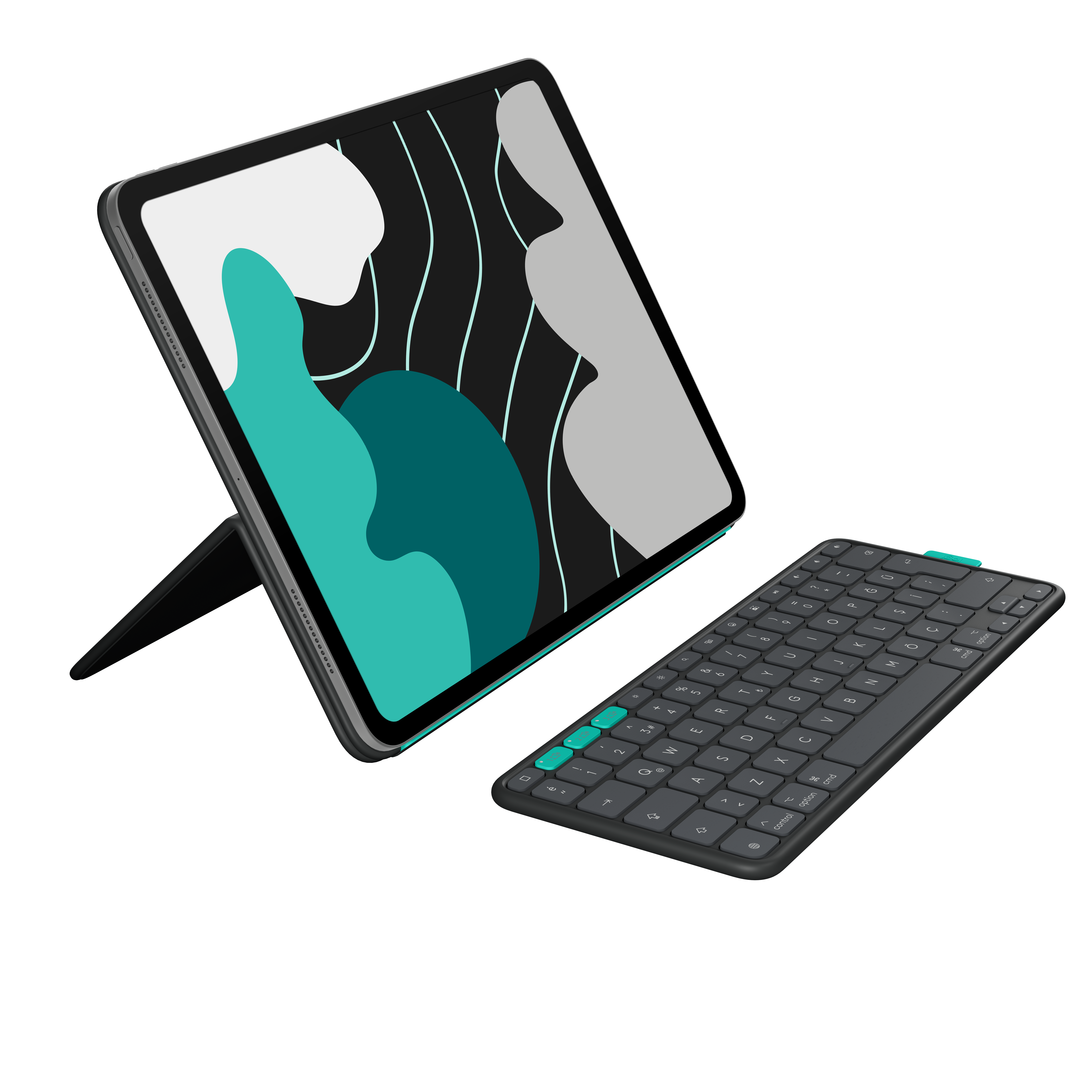 Logitech – Flip Folio for iPad Pro & Air 13'' – Graphite – Nordic – Gratis frakt v:7208437 Logitech – Flip Folio for iPad Pro & Air 13'' – Graphite – Nordic – Gratis frakt v:7208437