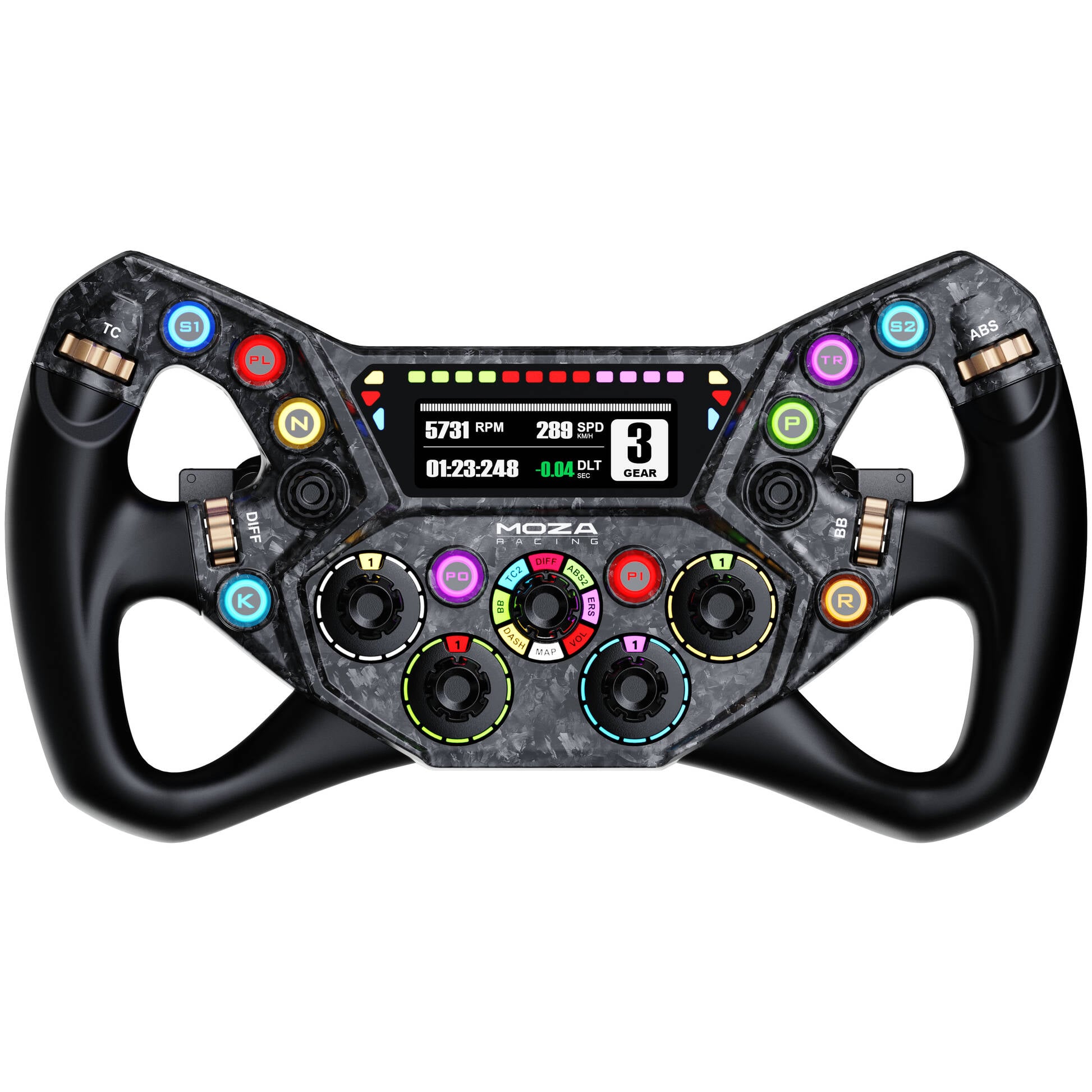 MOZA - KS Pro Steering Wheel - Black - Gratis frakt v:8633170