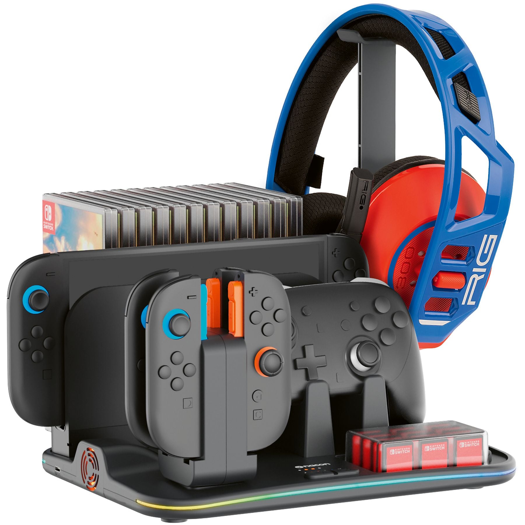 Nacon - Dock'n'Store RGB Charging Station XL (Nintendo Switch 2) - Gratis frakt v:7587385