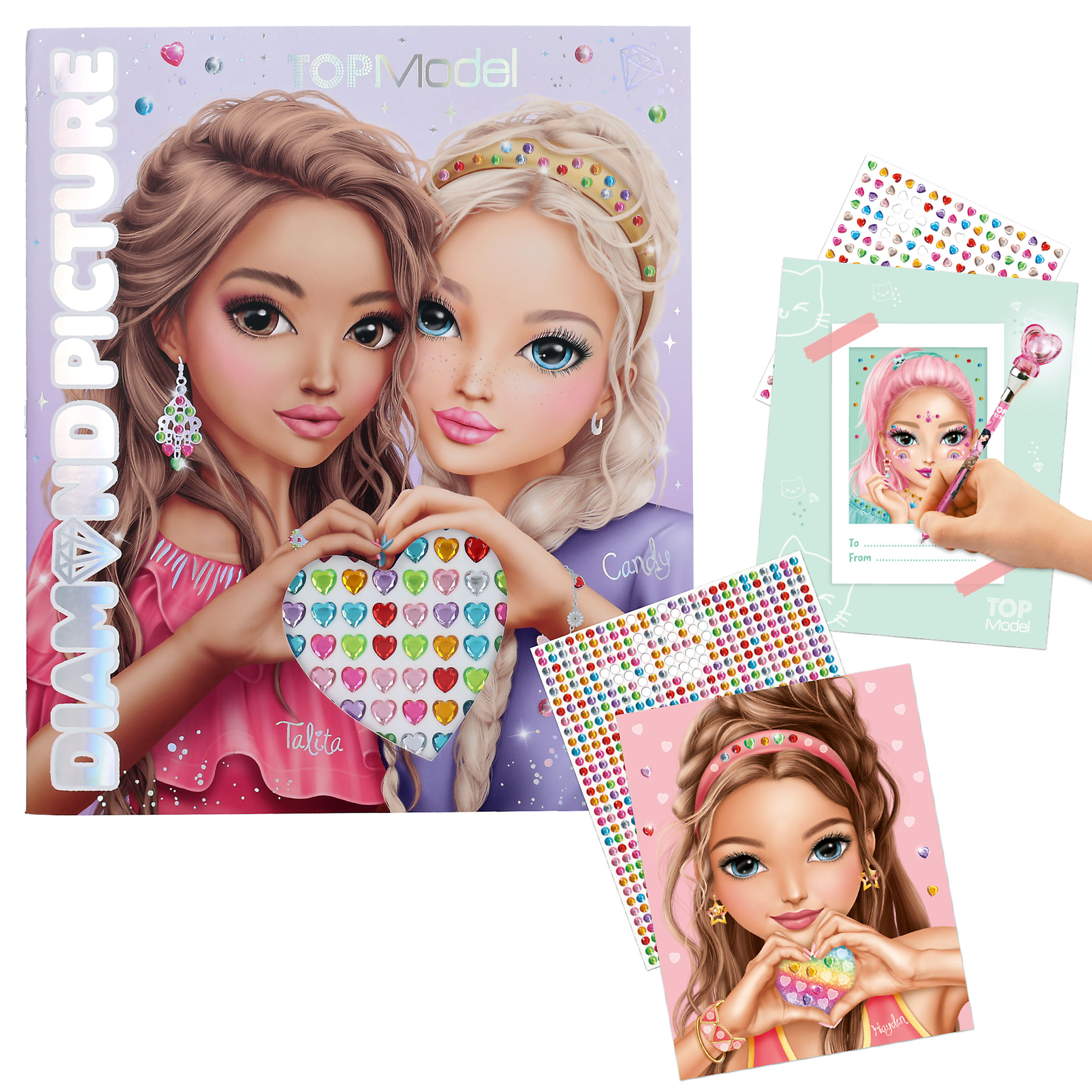 Topmodel - Create Your Diamond Picture Stickerbook (0414210) v:3644373