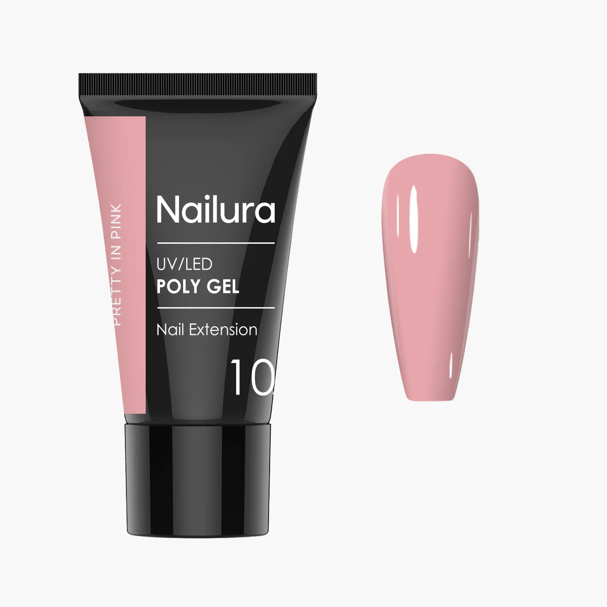 Nailura - Poly Gel 10 - Pretty in Pink - Pink - 30 ml - Pink v:8874465