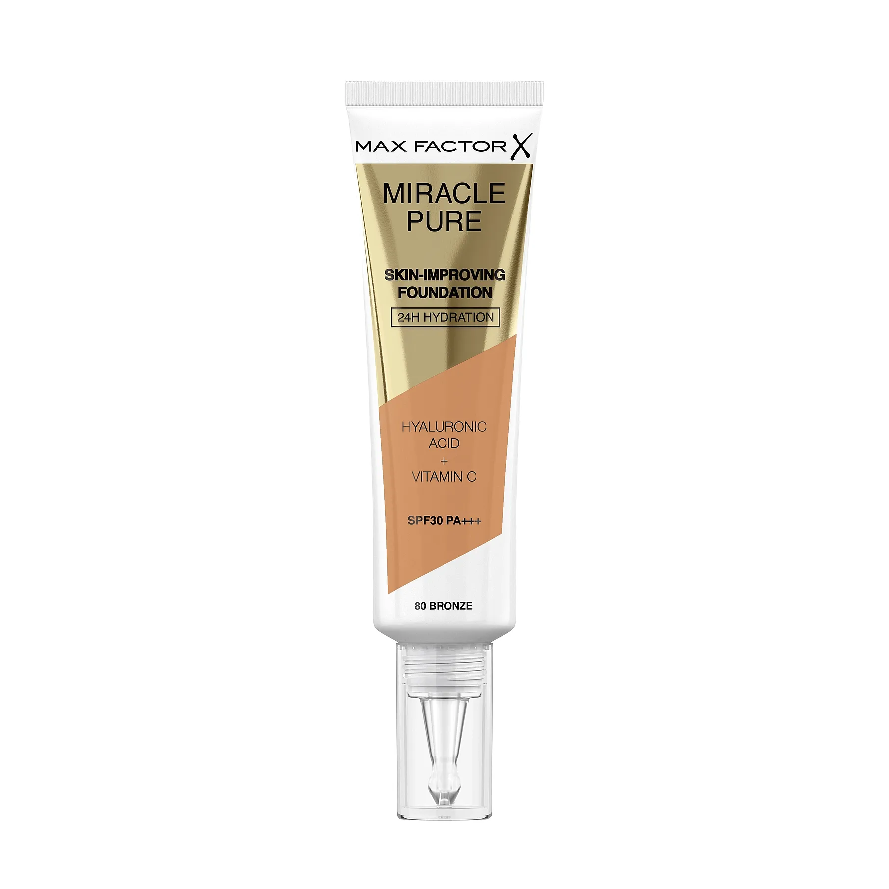Max Factor - Miracle Pure Skin-Improving Foundation - 080 Bronze - 080 Bronze v:6470380