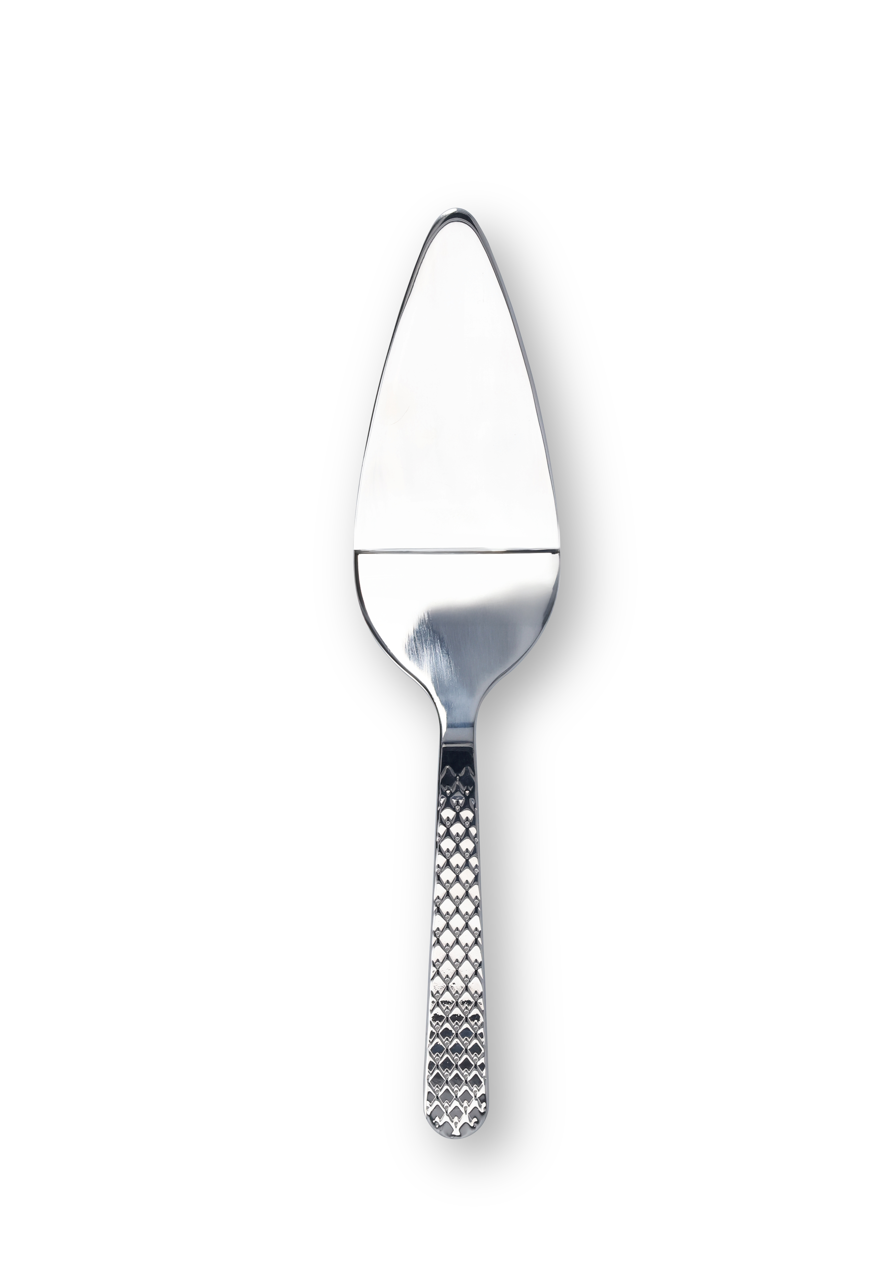 Lyngby Porcelæn - Rhombe Kakespade - Steel - 25.5 cm v:9206414