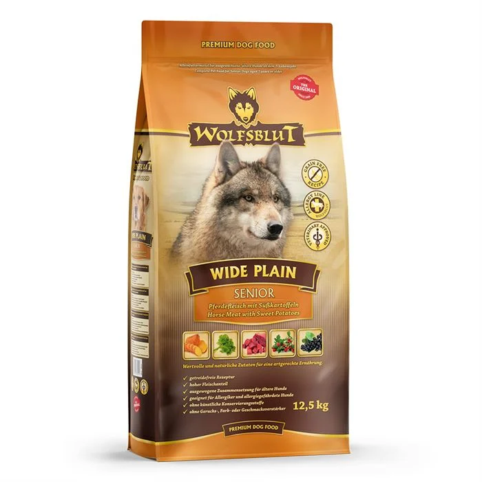 Wolfsblut - Dogfood - Wide plain horse senior - 12,5 kg. - (wb034) - Gratis frakt v:1033702