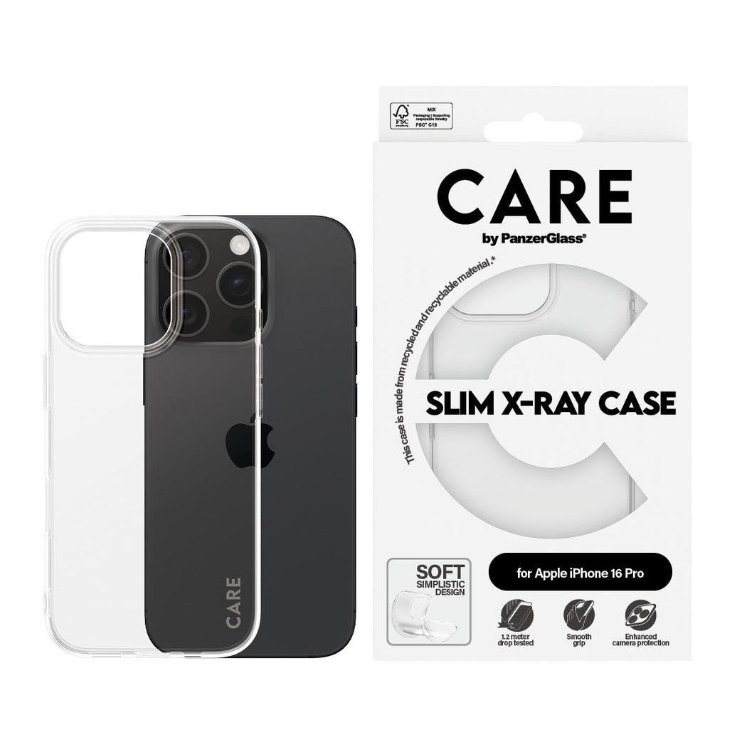CARE by PanzerGlass - Case - Transparent - iPhone 16 Pro v:5908050