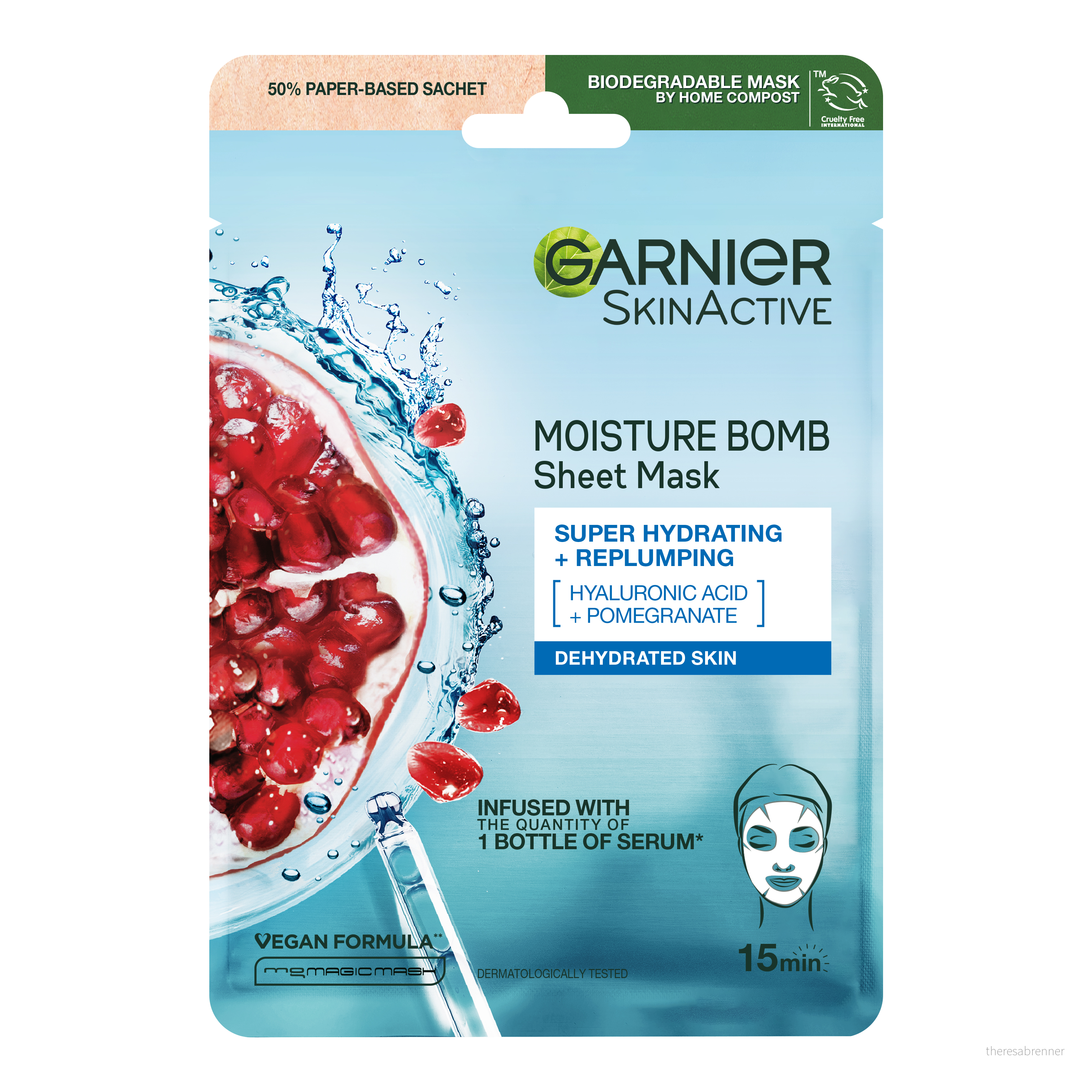 Garnier – SkinActive Moisture Bomb Super Hydrating & Replumping Sheet Mask v:2915798