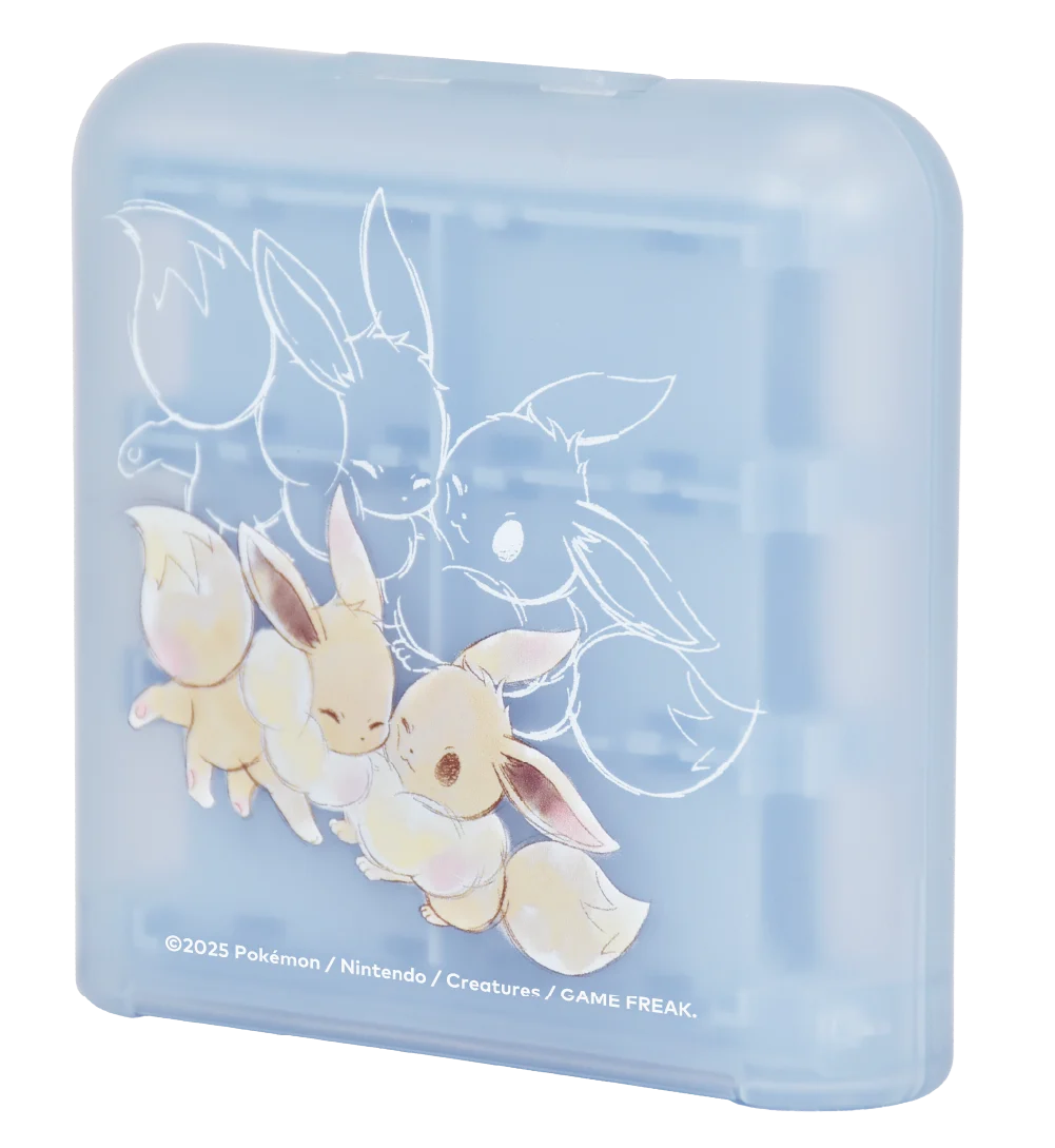 HORI - 24-Game Card Case Eevee Cottage Core - Blue - Nintendo Switch 2 - Eevee - Engelsk - Standard v:1067459
