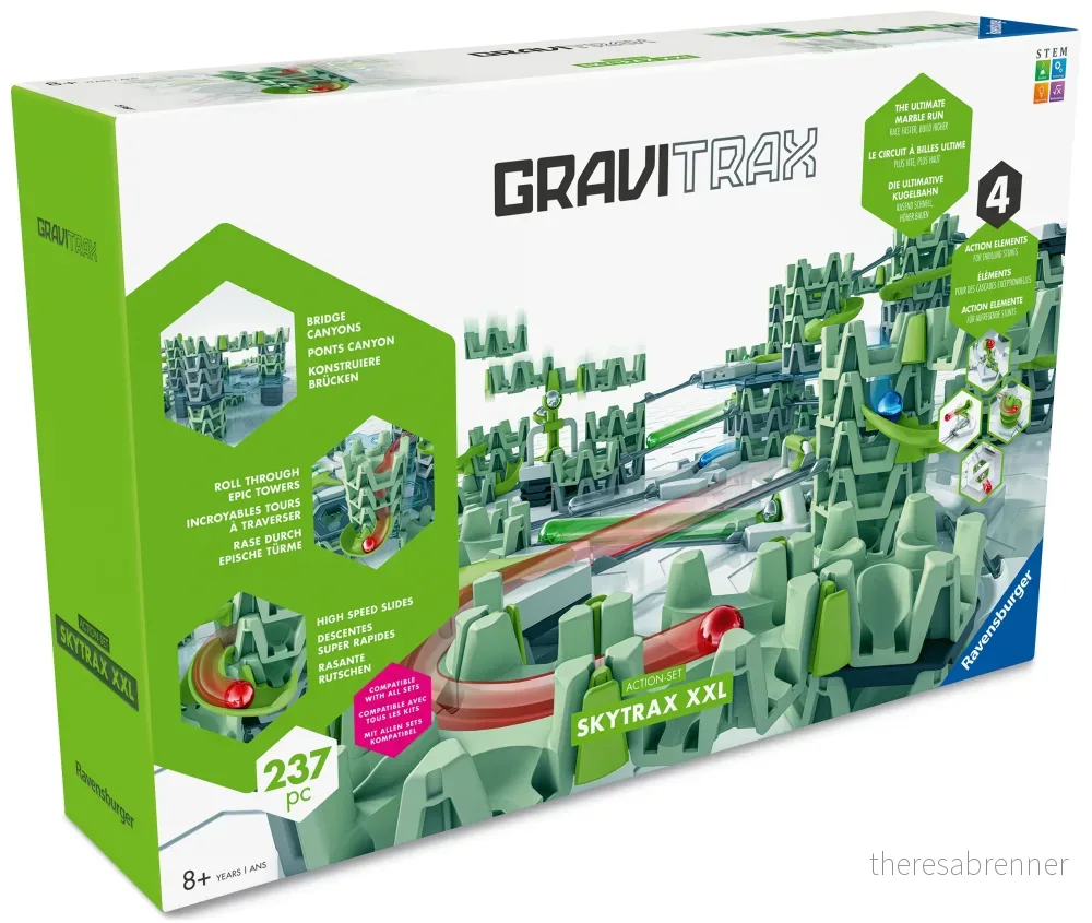 Gravitrax - Action-Set Skytrax XXL (10925960) - Gratis frakt v:2380326