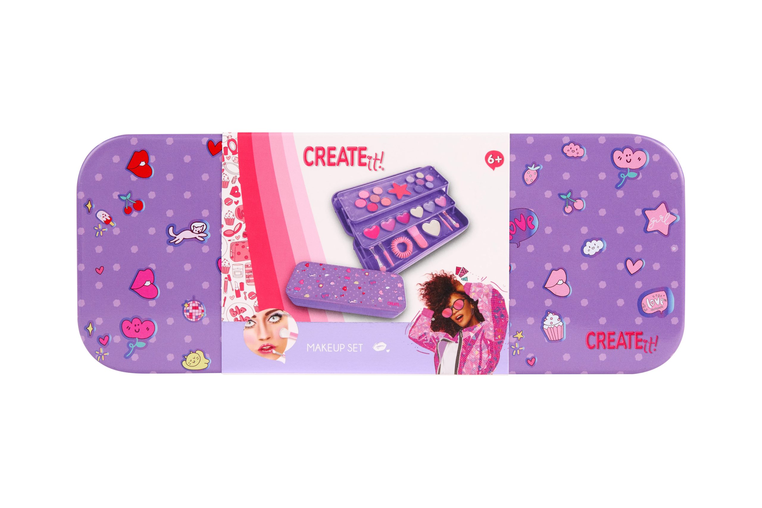 Create It! - 3 Layered Makeup Tin Purple (884504B) v:4584037